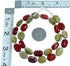 Southwest Sterling Silver Turquoise And Jasper Bead Necklace LX114245